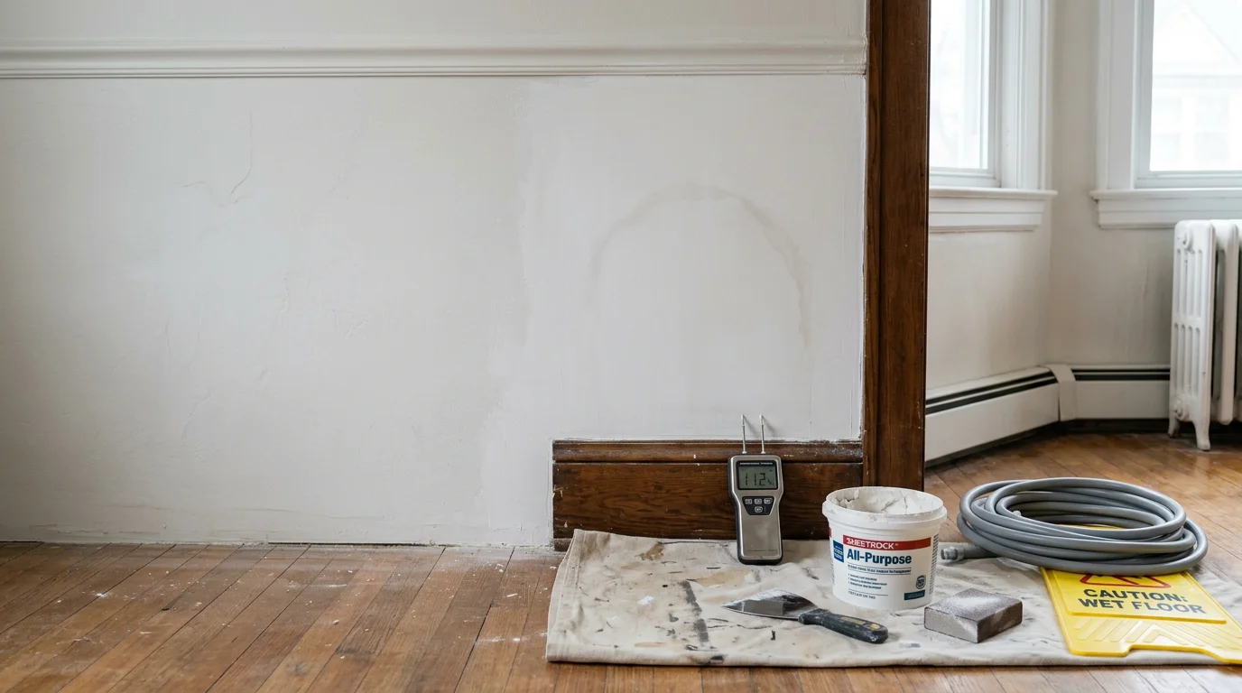Interior room in a Louisville, Kentucky home with freshly painted walls, clean trim, and painted ceiling showing a smooth, even finish. Reh Construction LLC interior painting project in the Kentuckiana service area.